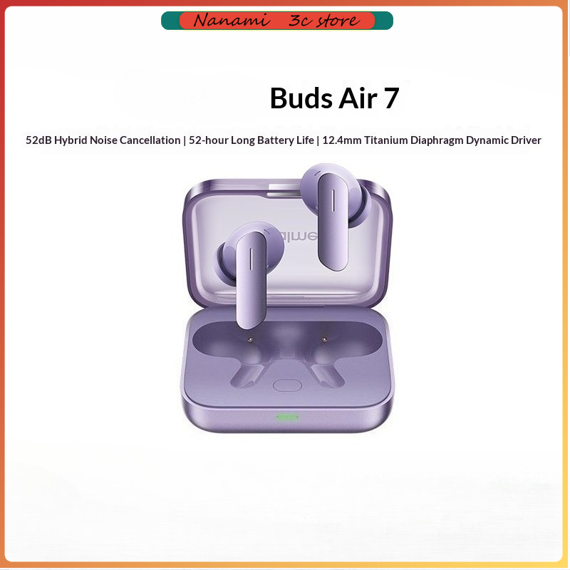 Noise Canceling Headphones - หูฟังไร้สาย realme Buds Air 7 ตัดเสียงรบกวน