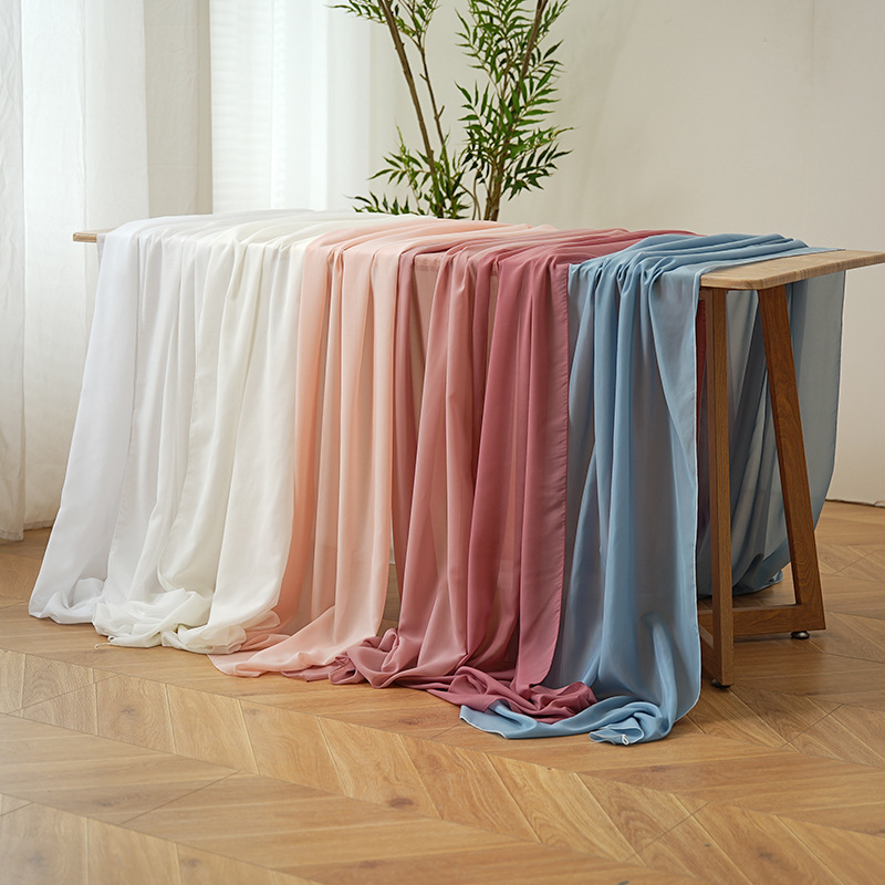 ผ้าปูโต๊ะชีฟองหนา สีพื้น ทนต่อ - Home Office News บทวิจารณ์และราคา