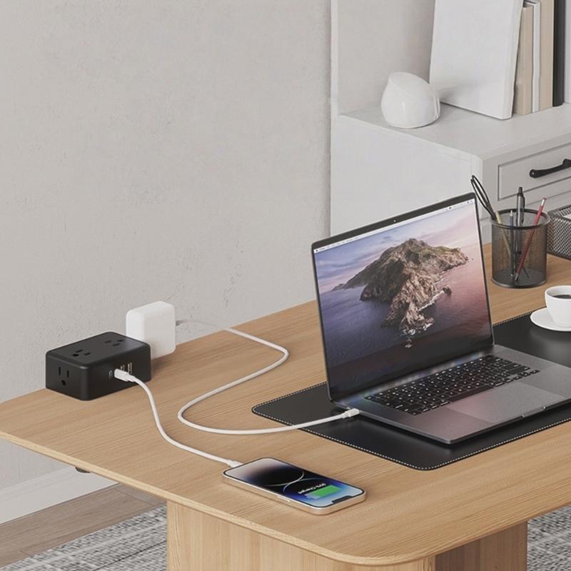 รางปลั๊กไฟแบบหนีบที่ปลอดภัย 4A - Power Strip Desk บทวิจารณ์และราคา