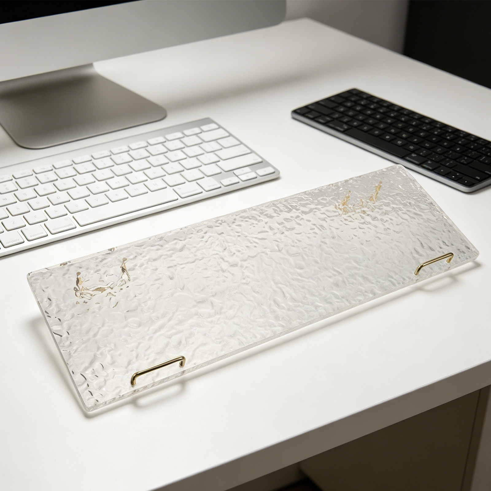 ขาตั้งคีย์บอร์ดอะคริลิกตามหลัก - Home Office Keyboard บทวิจารณ์และราคา