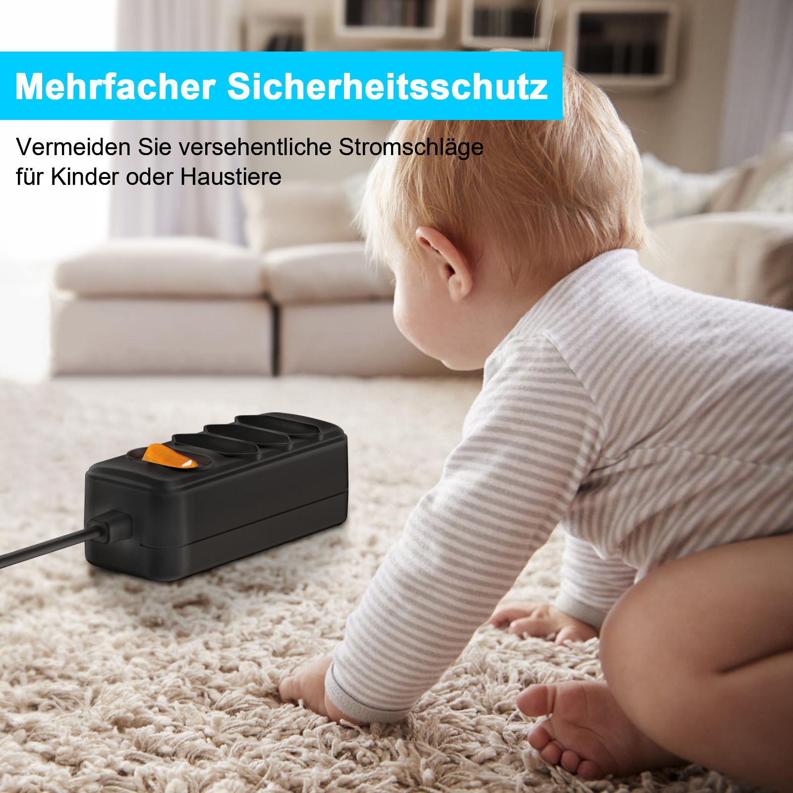 ปลั๊กไฟ 2 ง่าม EU ยุโรปพร้อมสา - Power Strip Desk บทวิจารณ์และราคา