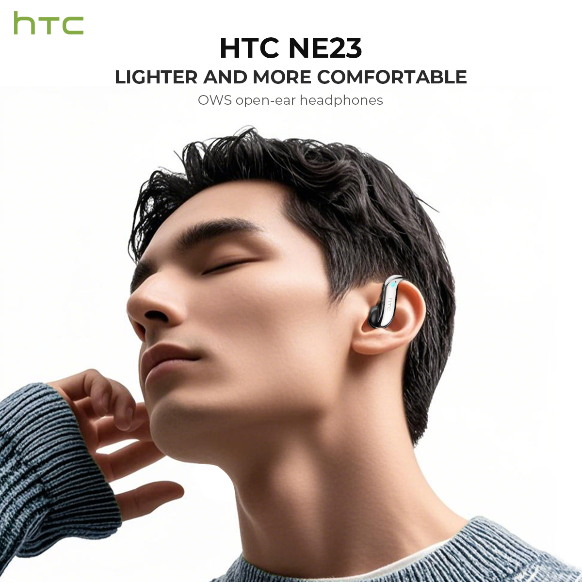 หูฟังบลูทูธแบบเปิดหู HTC เล่นไ - Noise Canceling Headphones บทวิจารณ์และราคา