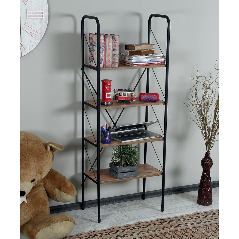 ชั้นวางหนังสือโครงโลหะสไตล์โมเ - Home Office Bookshelves บทวิจารณ์และราคา