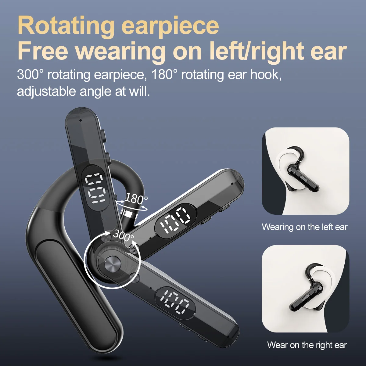 หูฟังไร้สายบลูทูธพร้อมไมโครโฟน - Noise Canceling Headphones บทวิจารณ์และราคา