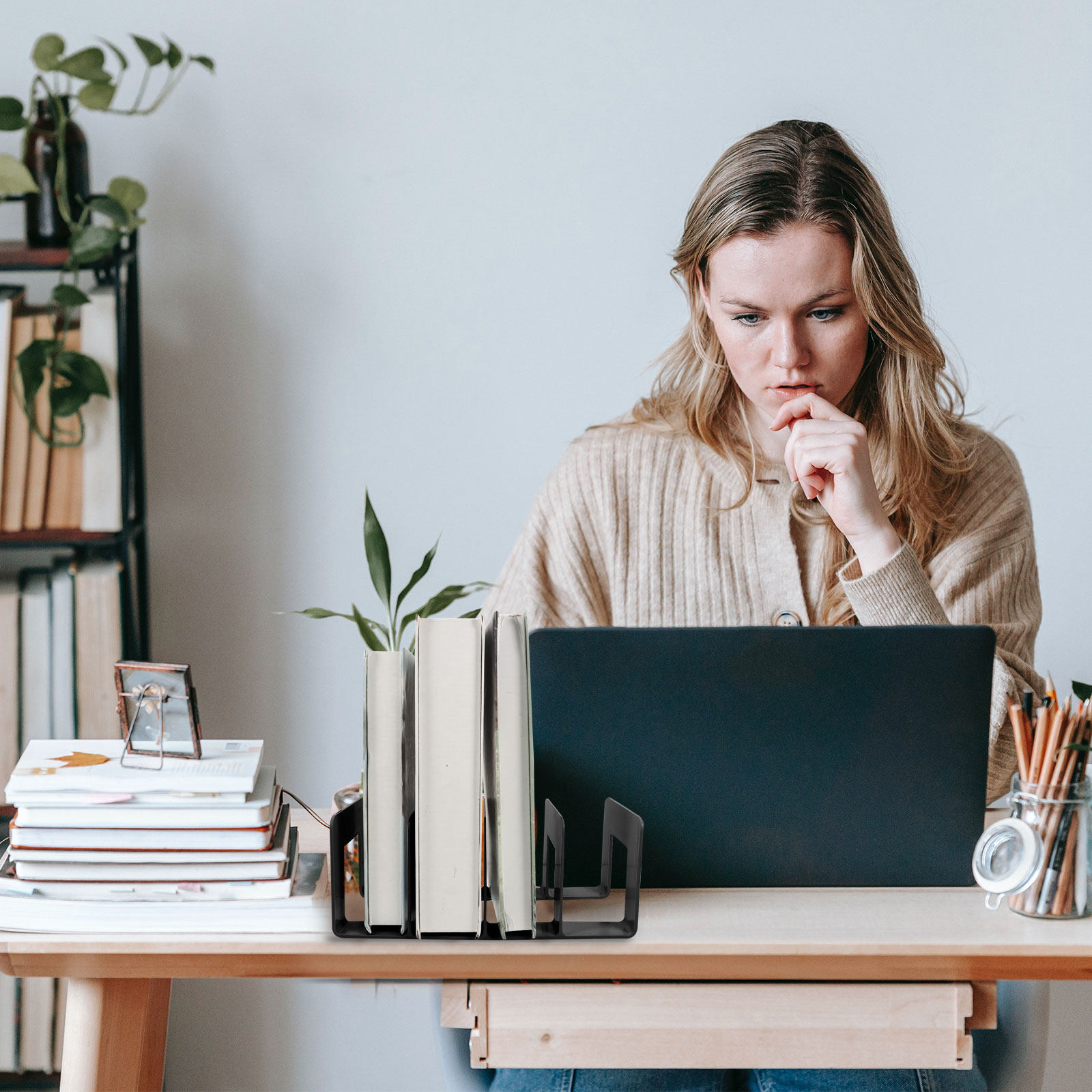 ที่วางหนังสือสำหรับชั้นวางของ  - Home Office Bookshelves บทวิจารณ์และราคา