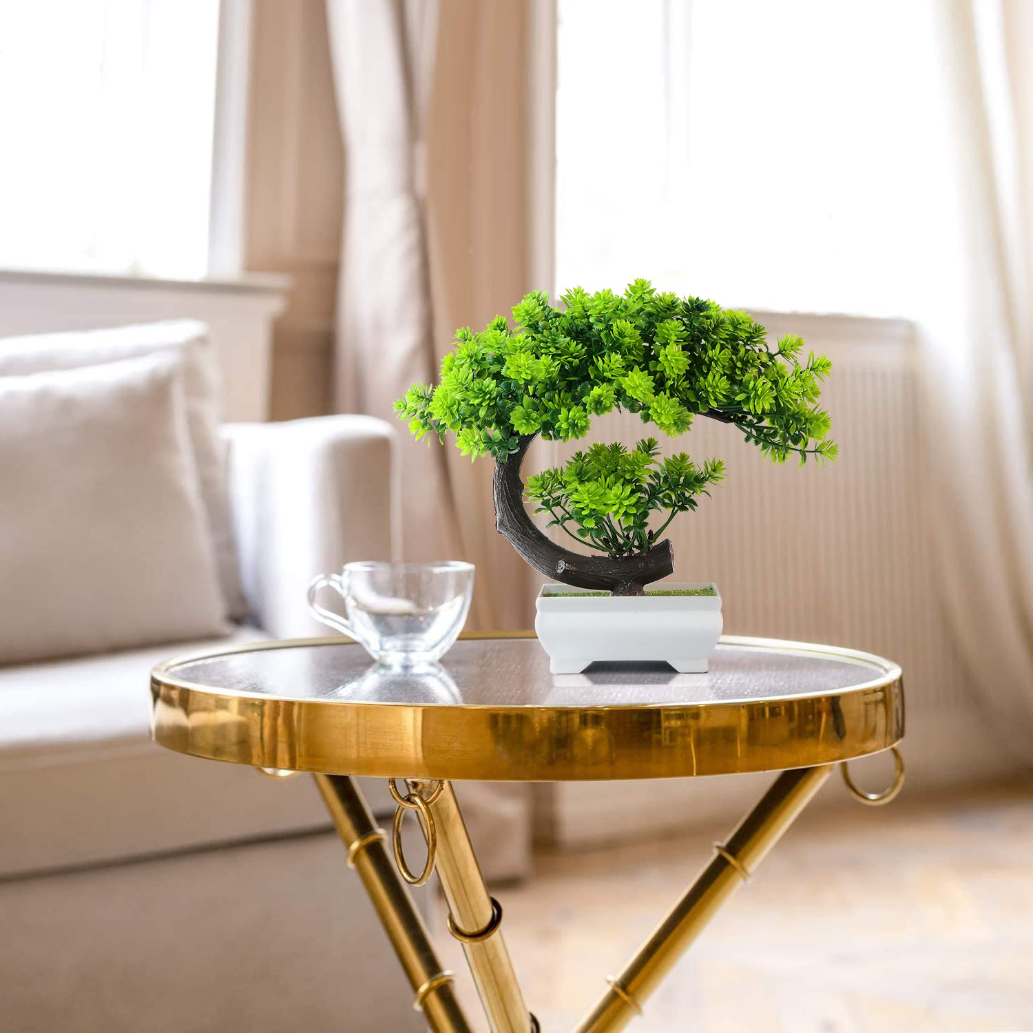 ต้นไม้ประดิษฐ์ขนาดเล็ก Uflower - Home Office Bookshelves บทวิจารณ์และราคา