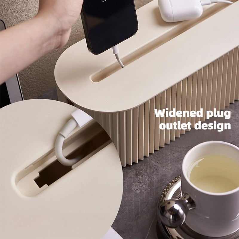 กล่องจัดเก็บสายเคเบิล - ซ่อนสา - Power Strip Desk บทวิจารณ์และราคา