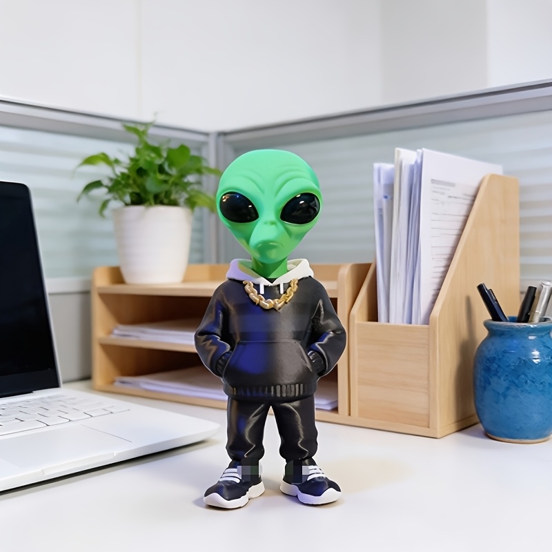 ฟิกเกอร์เอเลี่ยนสีเขียว 1 ชิ้น - Home Office Bookshelves บทวิจารณ์และราคา